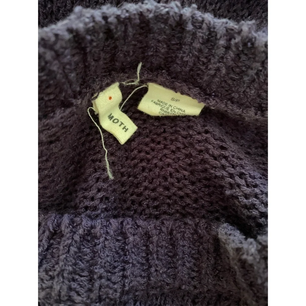 Anthro Moth Saddleback Embroidered Horse Sweater​​​​​​​